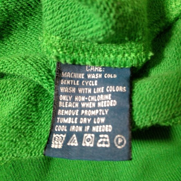 Polo Ralph Lauren Sport Hooded Sweatshirt Youth Large Kelly Green Pony Hoodie - Picture 10 of 11